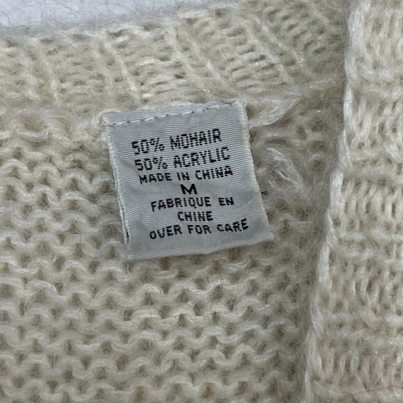 Vintage Cream and Gold Sweater Cardigan - Picture 9 of 9